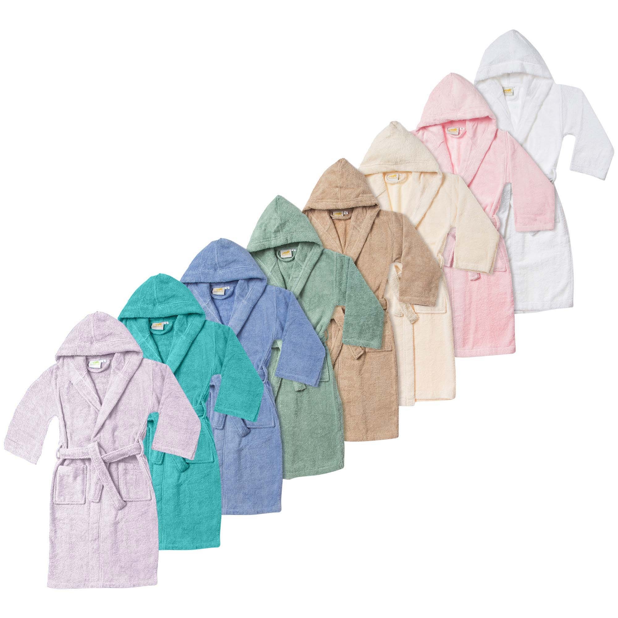 Kids cotton dressing gown top